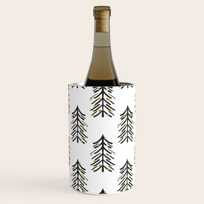 Black and gold spiky tree Wine Chiller Gallery Image 3