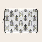 Black and gold spiky tree Laptop Sleeve Gallery Image 1