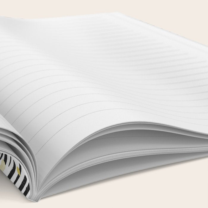 Black and gold spiky tree Notebook Gallery Image 2