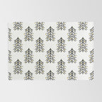 Black and gold spiky tree Rug Gallery Image 2
