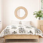 Black and gold spiky tree Duvet Cover Gallery Image 3