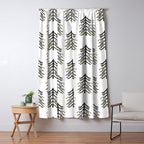 Black and gold spiky tree Window Curtain Gallery Image 5