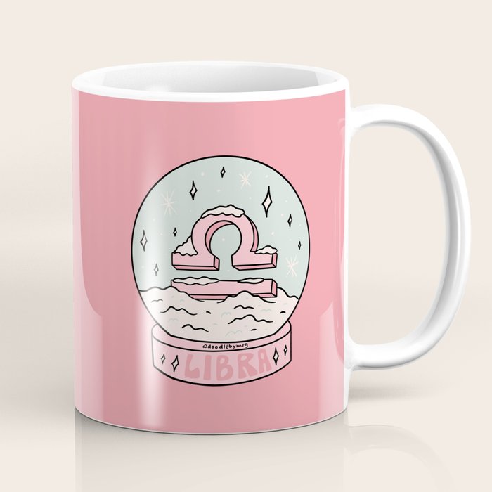 Libra Snow Globe Coffee Mug Gallery Image 1