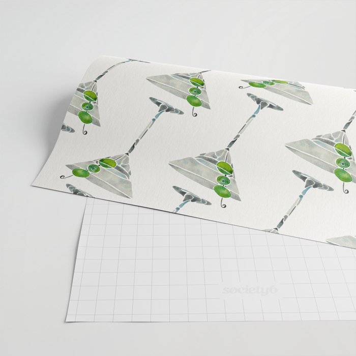 Dirty Martini Wrapping Paper Gallery Image 2