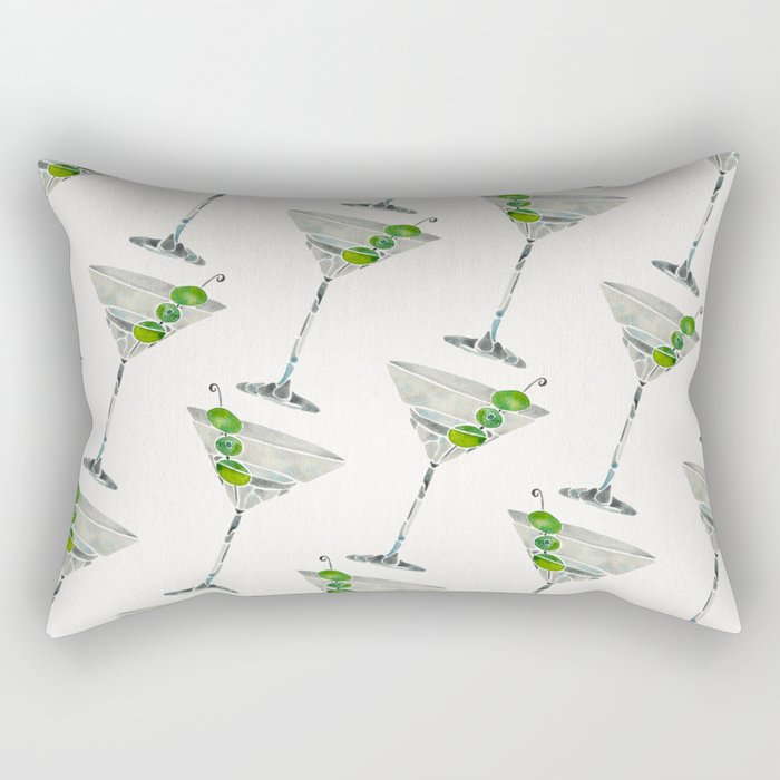 Dirty Martini Rectangular Pillow Gallery Image 1