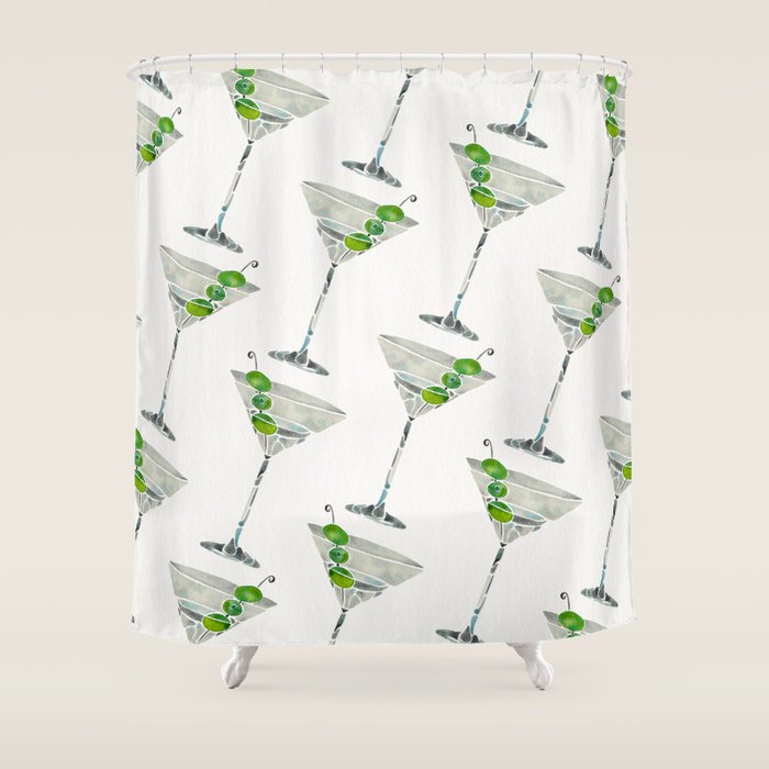 Dirty Martini Shower Curtain Gallery Image 1