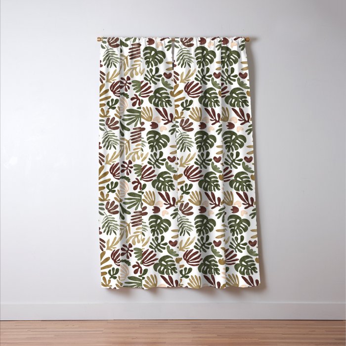 Matisse abstract jungle 17 Window Curtain Gallery Image 3