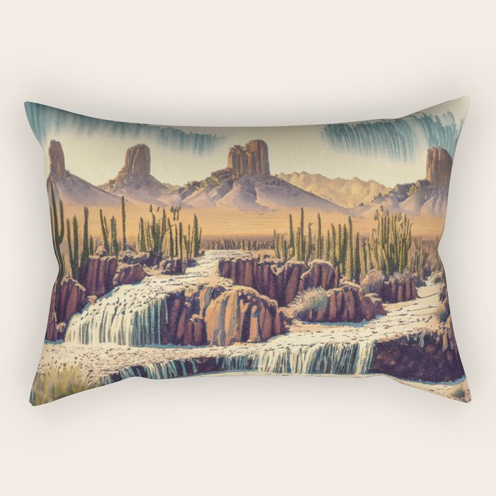 Desert Waters Rectangular Pillow Gallery Image 2