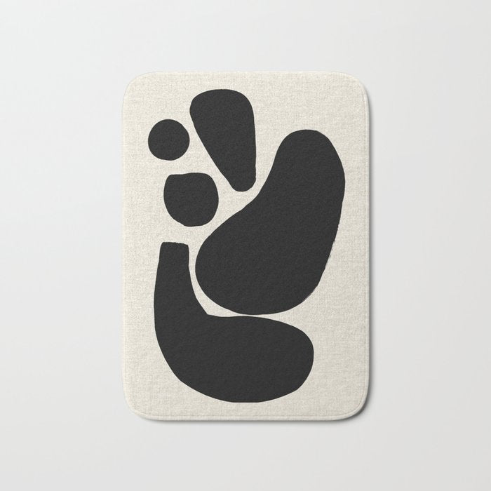 Footprints In Ink Bath Mat Gallery Image 1