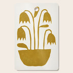 Linocut Tulips #1 Cutting Board Gallery Image 1