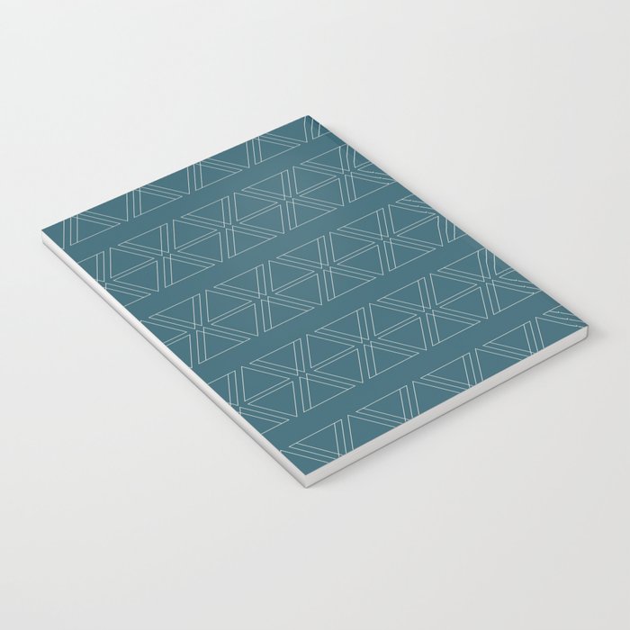 lines geo-teal Notebook Gallery Image 3
