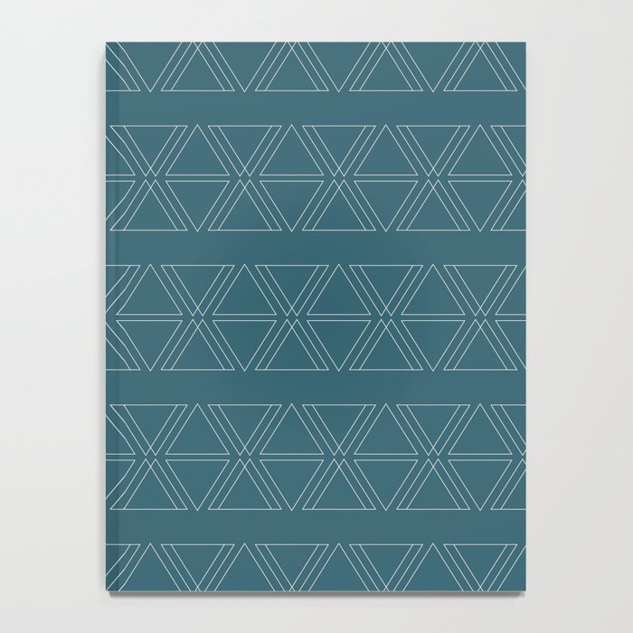 lines geo-teal Notebook Gallery Image 4