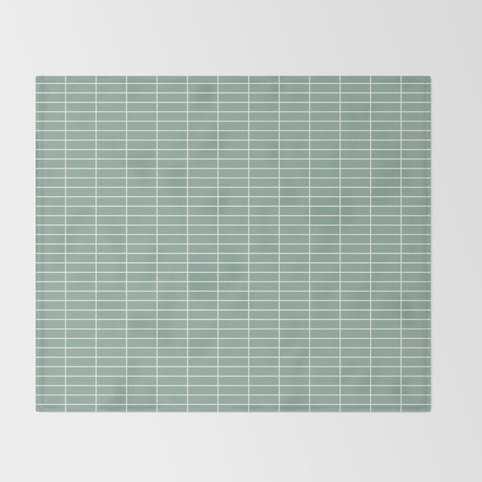Grid Pattern XVII Throw Blanket Gallery Image 2