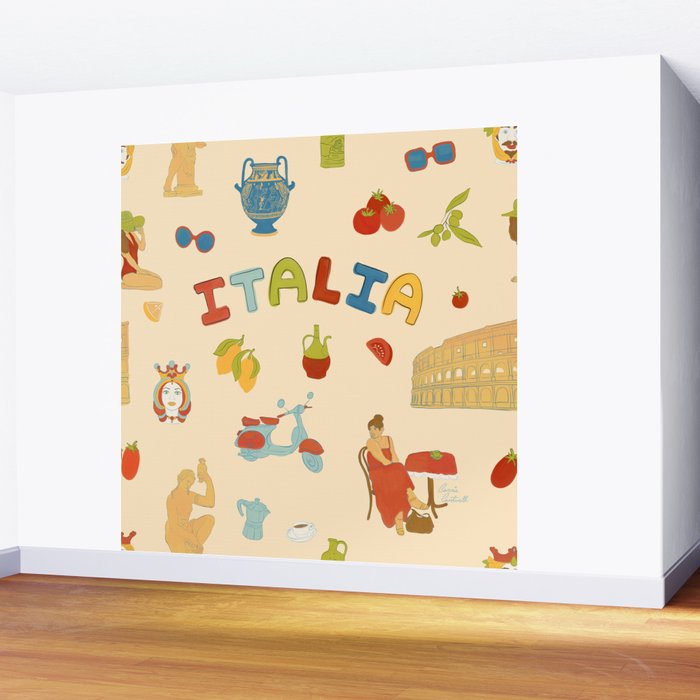 Viva Italia Wall Mural Gallery Image 2