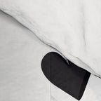 Hearts Love Black and White Pattern Comforter Gallery Image 4