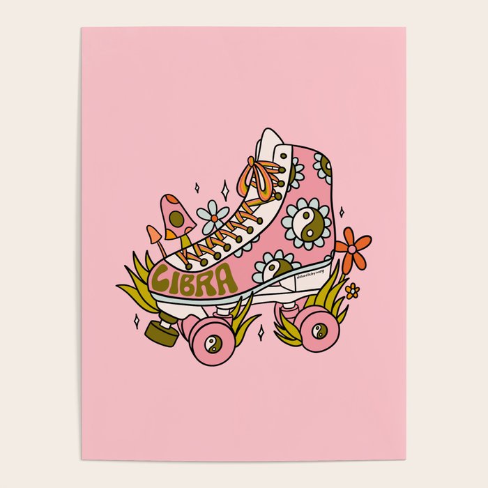 Libra Roller Skate Poster Gallery Image 1