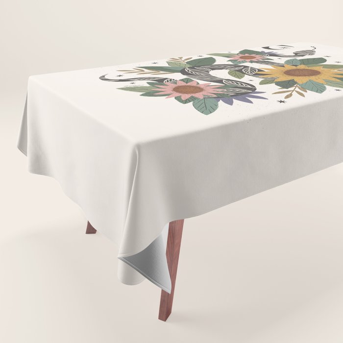 Year of the Snake 2025 - Cream Tablecloth Gallery Image 1