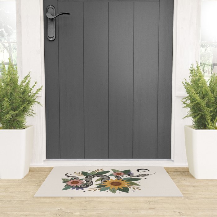Year of the Snake 2025 - Cream Welcome Mat Gallery Image 3