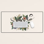 Year of the Snake 2025 - Cream Desk Mat Gallery Image 1