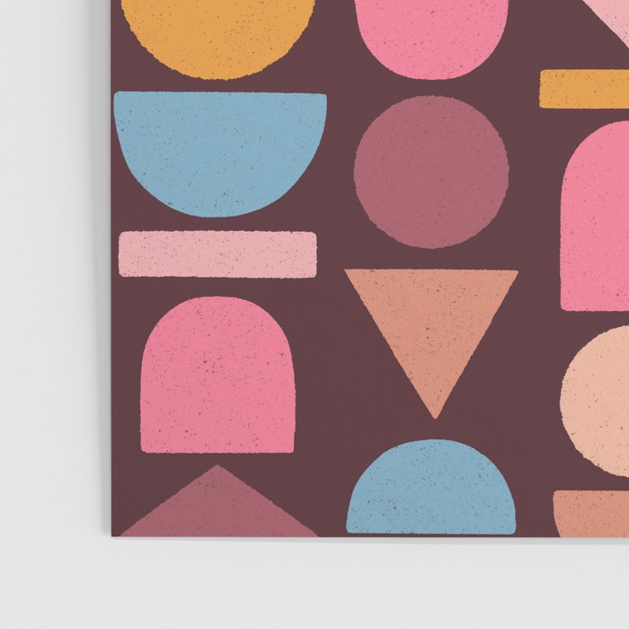 Geo Mod Shapes - Dark Poster Gallery Image 3