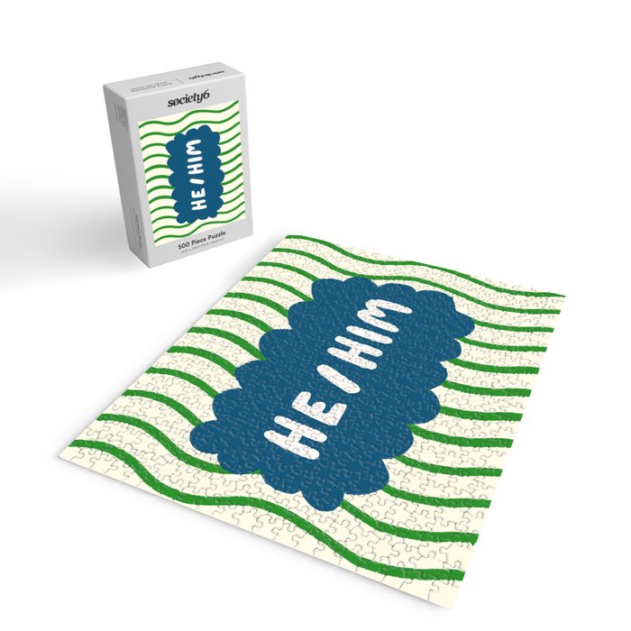 He/Him - pronoun badge  Jigsaw Puzzle Gallery Image 2