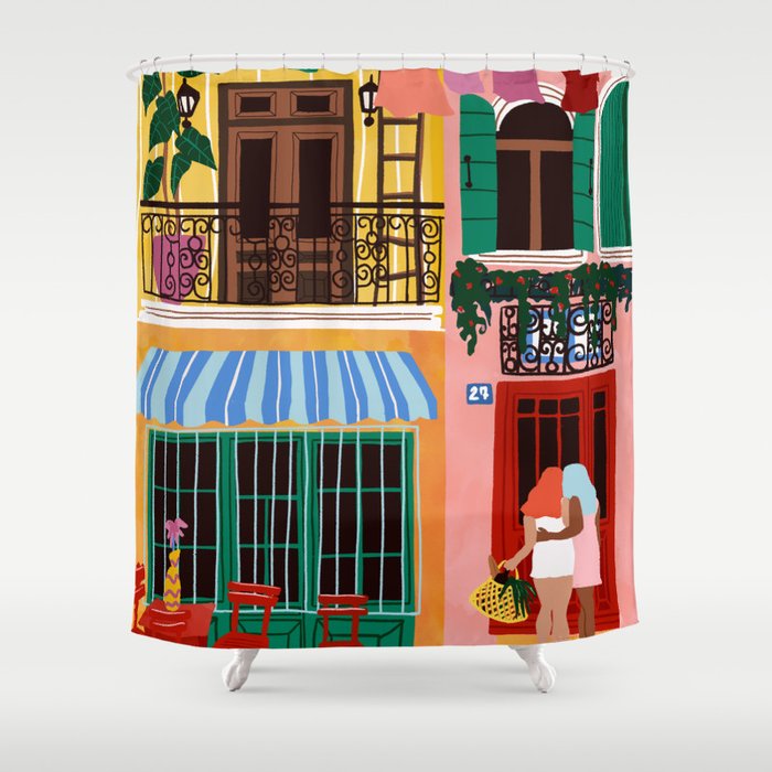 I wanna hold your hand Shower Curtain Gallery Image 1