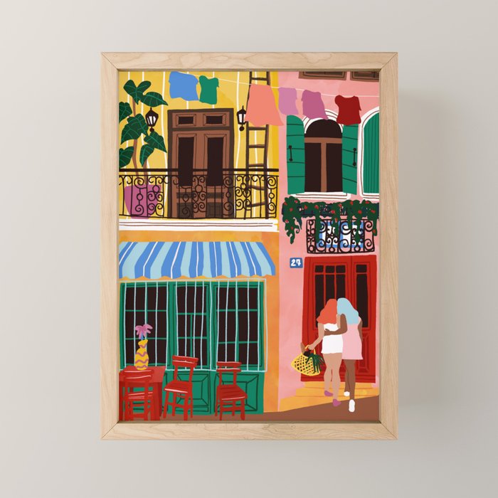 I wanna hold your hand Mini Art Print Gallery Image 1