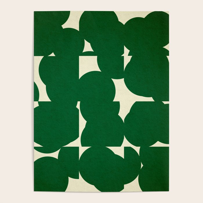 Abstract Green shape Poster Gallery Image 1