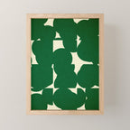 Abstract Green shape Mini Art Print Gallery Image 1