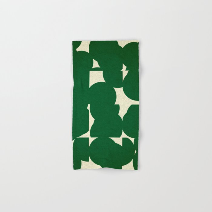 Abstract Green shape Bath Towel Gallery Image 1