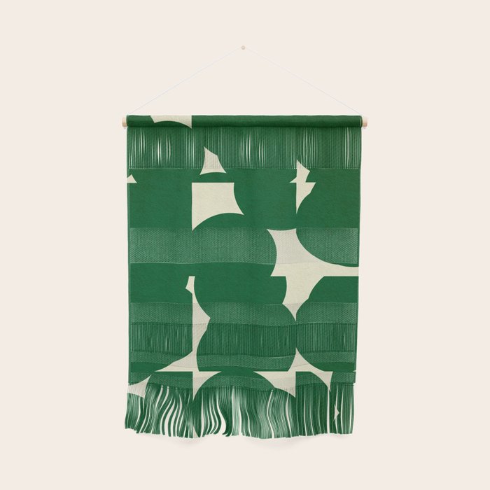 Abstract Green shape Wall Hanging Gallery Image 1