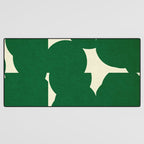 Abstract Green shape Desk Mat Gallery Image 3