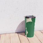 Abstract Green shape Travel Mug Gallery Image 4