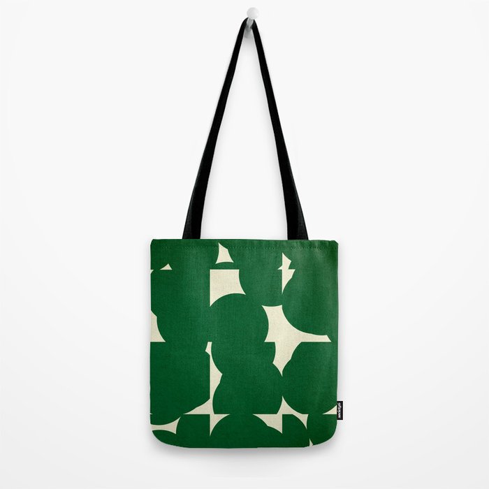 Abstract Green shape Tote Bag Gallery Image 2