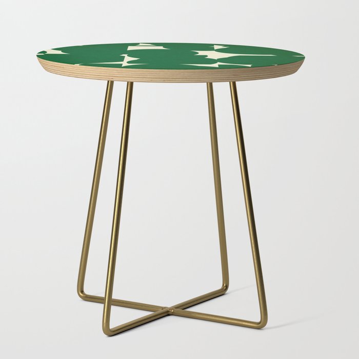 Abstract Green shape Side Table Gallery Image 1