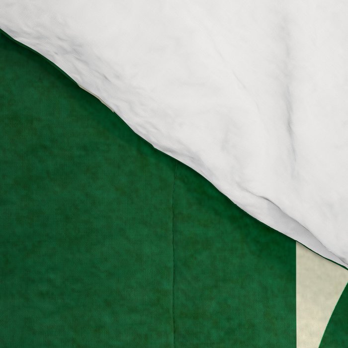Abstract Green shape Comforter Gallery Image 4