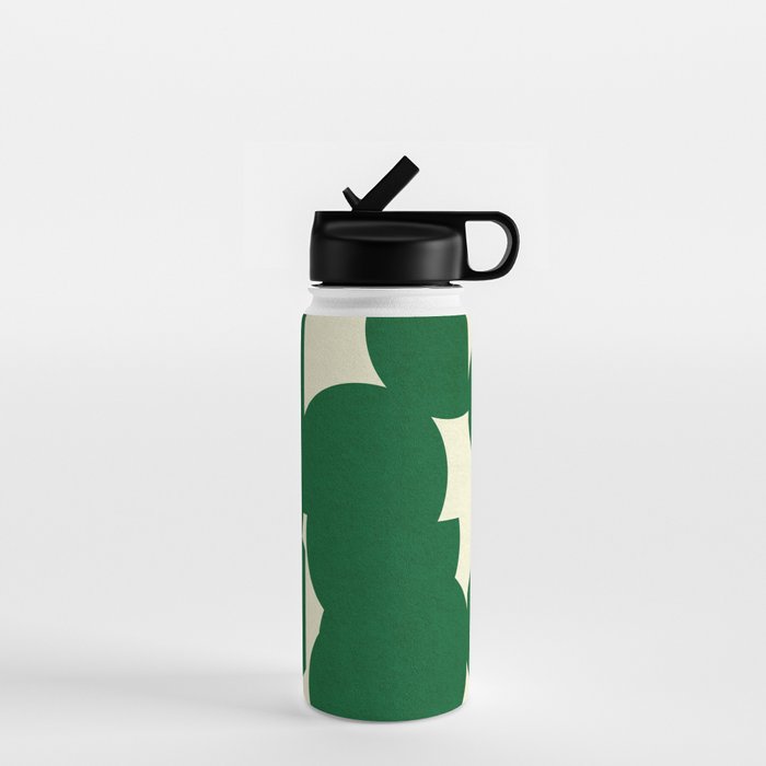 Abstract Green shape Water Bottle Gallery Image 1