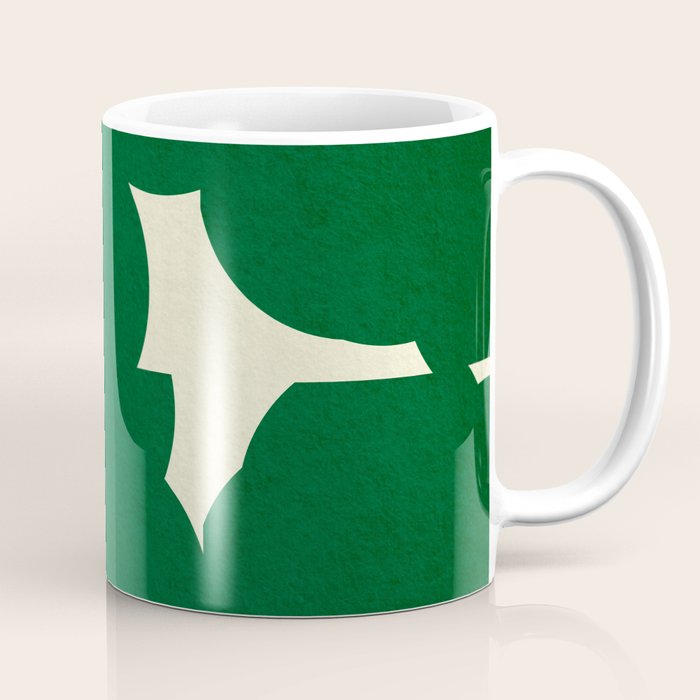 Abstract Green shape Coffee Mug Gallery Image 1