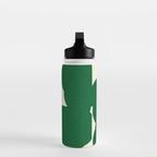 Abstract Green shape Water Bottle Gallery Image 3