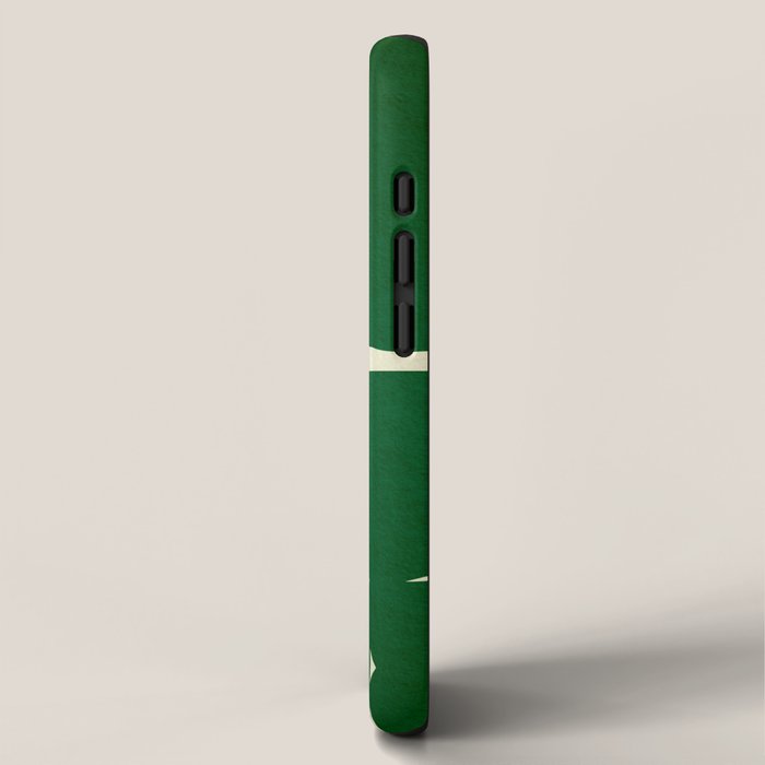 Abstract Green shape iPhone Case Gallery Image 2