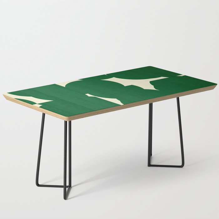 Abstract Green shape Coffee Table Gallery Image 1