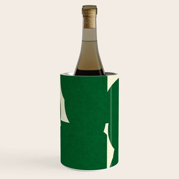 Abstract Green shape Wine Chiller Gallery Image 2