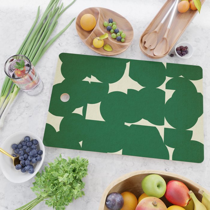 Abstract Green shape Cutting Board Gallery Image 2