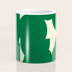 Abstract Green shape Coffee Mug Gallery Image 4