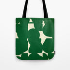 Abstract Green shape Tote Bag Gallery Image 1