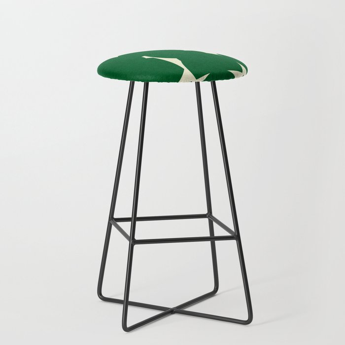 Abstract Green shape Stool Gallery Image 1