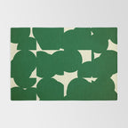 Abstract Green shape Rug Gallery Image 2