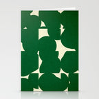 Abstract Green shape Stationery Card Gallery Image 2
