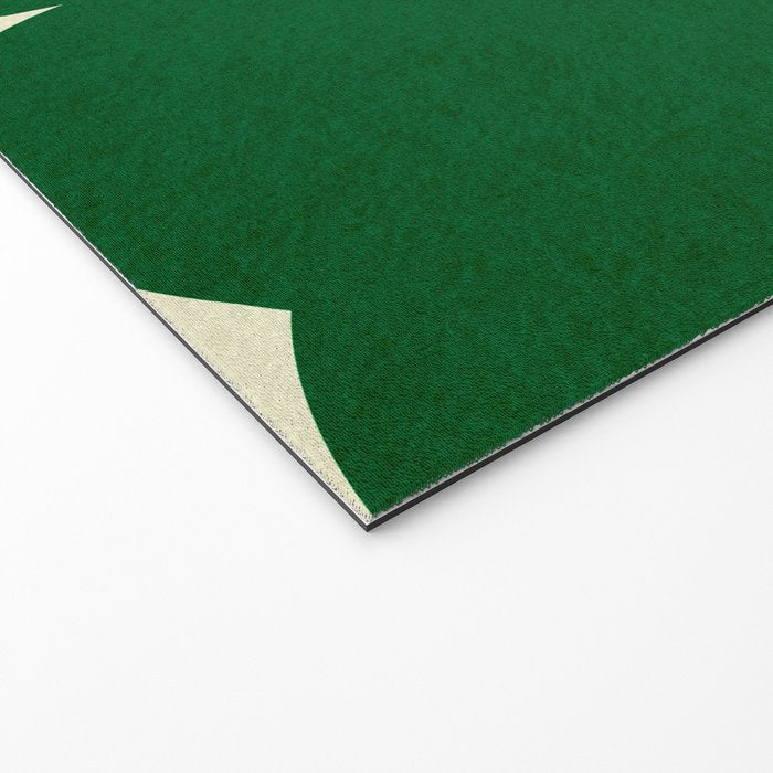 Abstract Green shape Welcome Mat Gallery Image 2