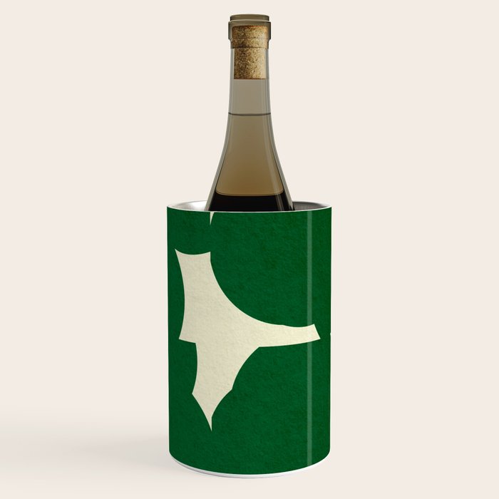 Abstract Green shape Wine Chiller Gallery Image 3